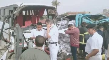 إصابات بالغة وحالات دقيقة جراء حادث تصادم أتوبيس في المنيا