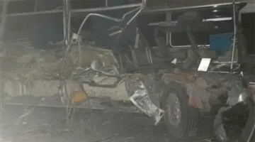إصابة عشرة أفراد في حادث تصادم بمحافظة المنيا