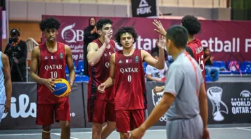 منتخب قطر يحصد المركز الثاني في الجولة الخامسة من دوري الأمم لكرة السلة 3×3 للشباب