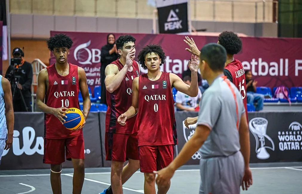 منتخب قطر يحصد المركز الثاني في الجولة الخامسة من دوري الأمم لكرة السلة 3×3 للشباب