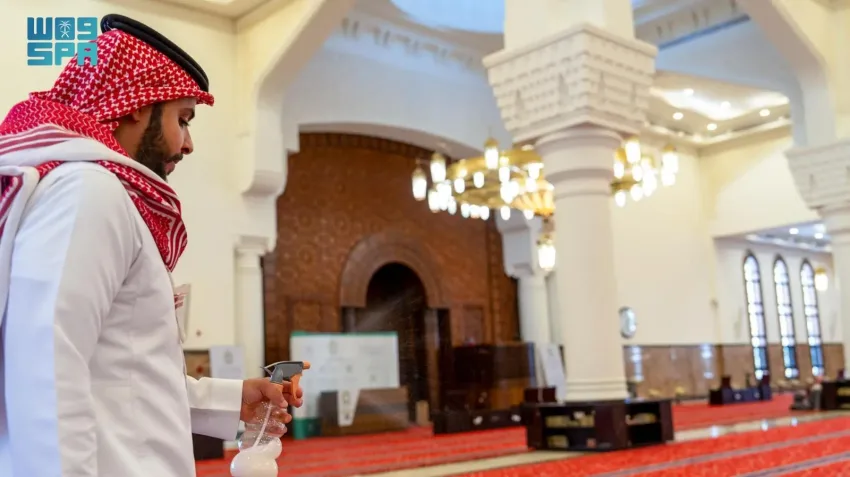 الشؤون الإسلامية تستعد لأداء صلاة عيد الأضحى في 941 جامعًا ومصلى بالمدينة المنورة ومناطقها الشؤون الإسلامية تستعد لأداء صلاة عيد الأضحى في 941 جامعًا ومصلى بالمدينة المنورة ومناطقها