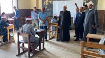 محافظ أسيوط يواصل متابعة امتحانات الثانوية الأزهرية في معهد فؤاد الأول الأزهري