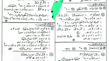 شاومينج يختار نشر حل امتحان الهندسة للشهادة الإعدادية في محافظة الدقهلية