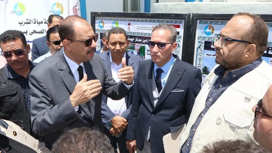 محافظ سوهاج يعلن بدء التشغيل التجريبي لمحطة مياه المحزمين بجهينة بعد عملية التحديث. محافظ سوهاج يعلن بدء التشغيل التجريبي لمحطة مياه المحزمين بجهينة بعد عملية التحديث.