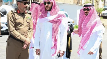 محافظ الطائف يقوم بجولة تفقدية على مواقع الفرز الأمني في الخالدية والهدا