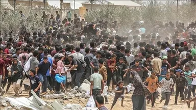بعد المجازر الفظيعة.. “حماس” تدعو لفتح ممرات إنسانية في غزة بدلاً من الآلية الأمريكية الإسرائيلية “المذلة” للكرامة. بعد المجازر الفظيعة.. “حماس” تدعو لفتح ممرات إنسانية في غزة بدلاً من الآلية الأمريكية الإسرائيلية “المذلة” للكرامة.