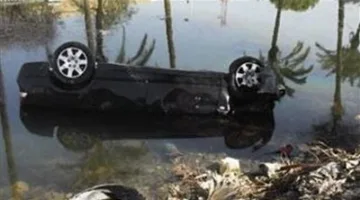 إصابة خمسة أفراد في حادث انقلاب سيارة خاصة في البحر اليوسفي بالمنيا