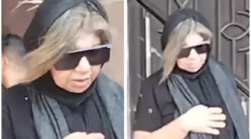 بوسي شلبي تتأثر بشدة خلال وداع جثمان سميحة أيوب