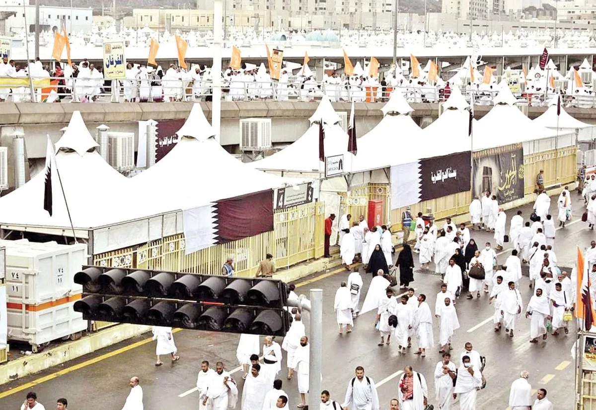حجاج قطر يستعدون للذهاب إلى مشعر منى لقضاء يوم التروية غدًا