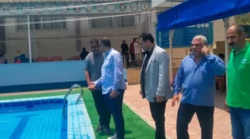 لجنة للتحقق ومراجعة متطلبات الأمن والسلامة في حمامات السباحة بمحافظة القليوبية