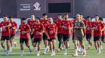 التدريب الأخير للنادي الأهلي قبل التوجه إلى أمريكا