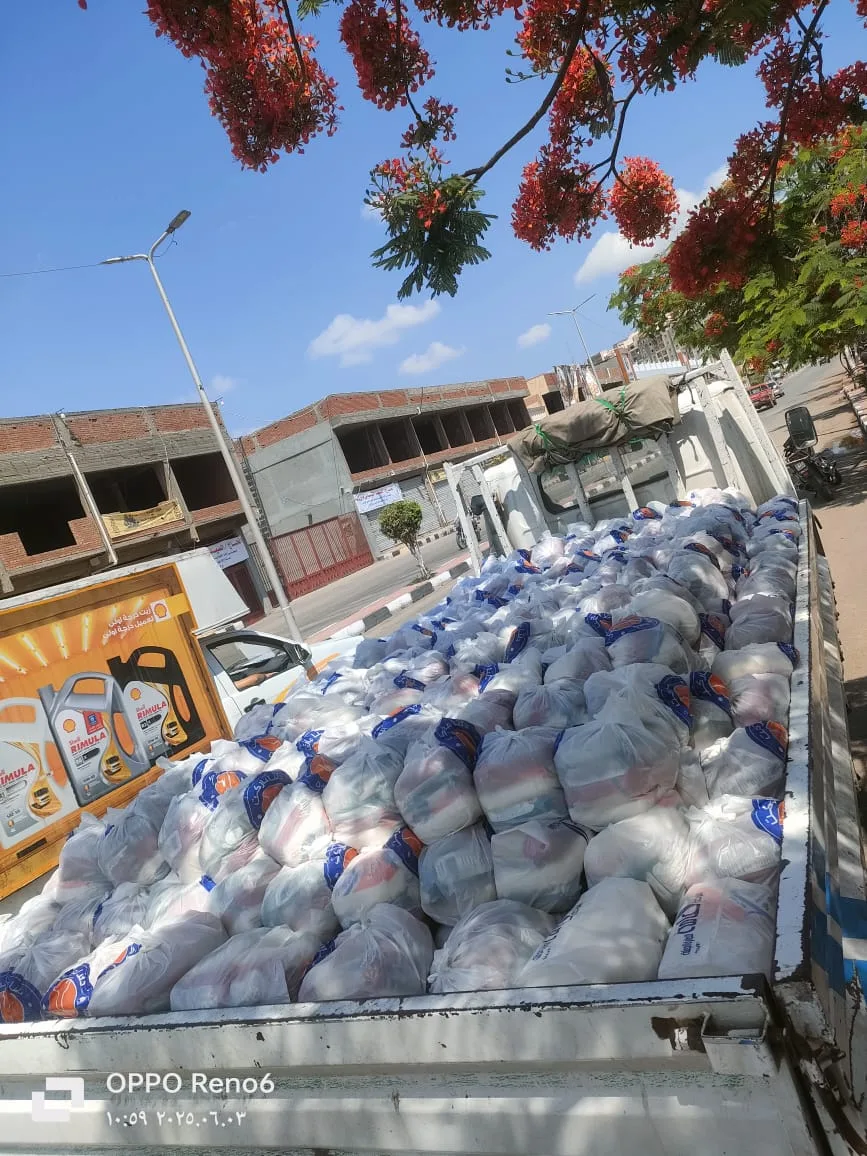 وقف الغربية يوزع 1400 حقيبة من المواد الغذائية على وزارة التضامن وقف الغربية يوزع 1400 حقيبة من المواد الغذائية على وزارة التضامن