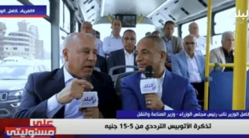 وزير النقل: الانتهاء من المرحلة الثانية من خدمة الأتوبيس الترددي قبل 30 يونيو.
