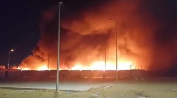 الحماية المدنية تتمكن من إطفاء حريق في أسواق الخير بالشروق