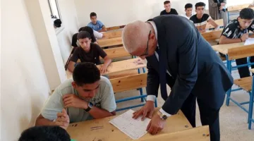 محافظ شمال سيناء يزور امتحانات الشهادة الإعدادية في العريش