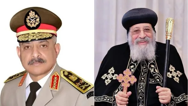 البابا تواضروس يقدم التهاني لوزير الدفاع بمناسبة عيد الأضحى البابا تواضروس يقدم التهاني لوزير الدفاع بمناسبة عيد الأضحى