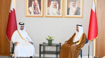 وزير النقل يلتقي بنظيره البحريني في مجال المواصلات والاتصالات