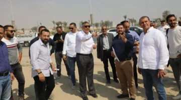 محافظ الجيزة يزور مشروع تطوير المناطق المحيطة بالمتحف المصري الكبير
