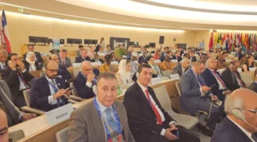 وزير العمل في مؤتمر جنيف: الاقتصاد العالمي يواجه صعوبات غير عادية نتيجة للتوترات الجيوسياسية
