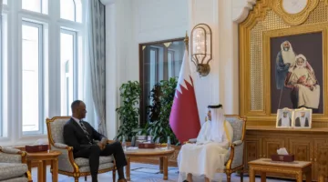 رئيس الحكومة ووزير الخارجية يودع السفير الأمريكي.