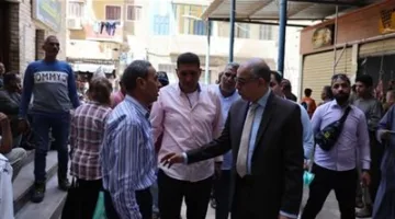 محافظ المنيا يقوم بزيارة لإدارة حماية الممتلكات العامة