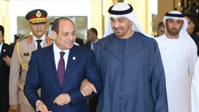نائب رئيس حزب المؤتمر: زيارة الرئيس السيسي للإمارات تعكس قوة التحالف الاستراتيجي بين الدولتين. نائب رئيس حزب المؤتمر: زيارة الرئيس السيسي للإمارات تعكس قوة التحالف الاستراتيجي بين الدولتين.