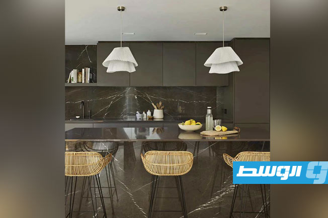 نموذج لتصميم جزيرة المطبخ. (الإنترنت)