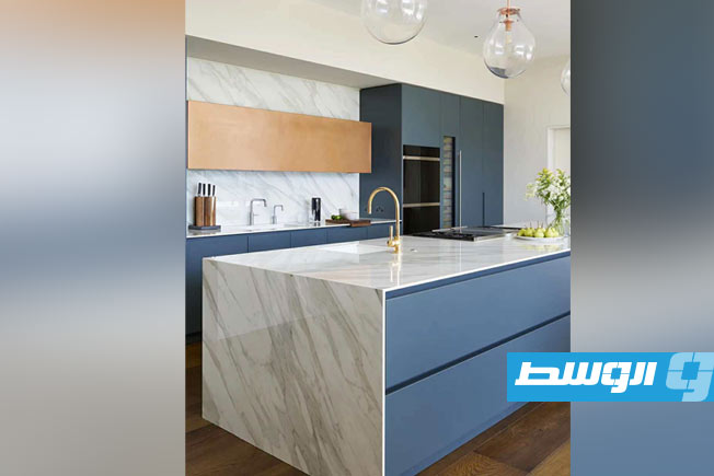 نموذج لتصميم جزيرة المطبخ. (الإنترنت)