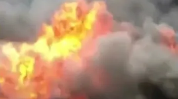 مقتل سوري وجرح ثلاثة آخرين في حريق كبير بمحطة وقود في لبنان