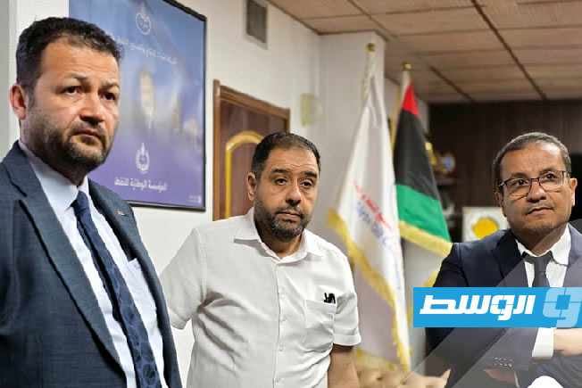 لقاء رئيس شركة سرت مع وفد شركة «شلمبرجير» الإثنين 2 يونيو 2025. (شركة سرت لإنتاج وتصنيع النفط والغاز)