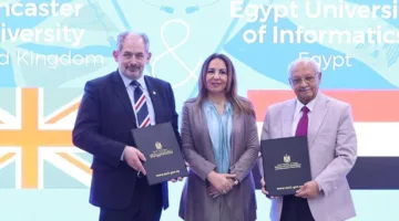 جامعة مصر للمعلوماتية تبرم شراكة مع جامعة لانكستر البريطانية