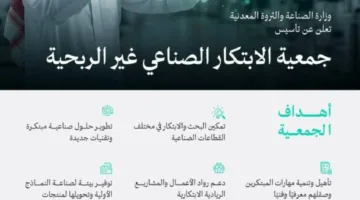 وزارة الصناعة والثروة المعدنية تُعلن عن إنشاء جمعية غير ربحية مخصصة للابتكار الصناعي.