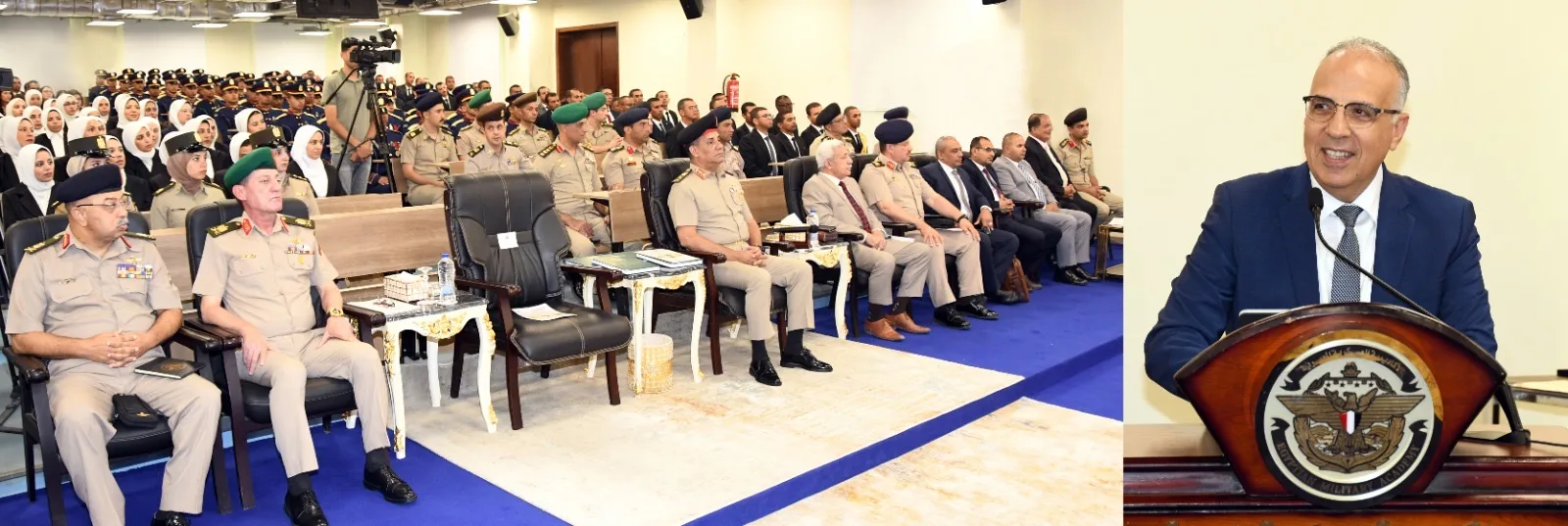 الأكاديمية العسكرية المصرية تحتفي بتخرج دفعتين من مهندسي الري والمركز الوطني لتخطيط استخدامات الأراضي. الأكاديمية العسكرية المصرية تحتفي بتخرج دفعتين من مهندسي الري والمركز الوطني لتخطيط استخدامات الأراضي.
