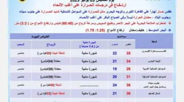 الأرصاد الجوية تكشف عن توقعات الطقس لوقفة عرفات | تفاصيل درجات الحرارة