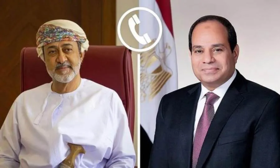 الرئيس السيسي يتلقى تهنئة هاتفية من سلطان عمان بمناسبة عيد الأضحى المبارك الرئيس السيسي يتلقى تهنئة هاتفية من سلطان عمان بمناسبة عيد الأضحى المبارك