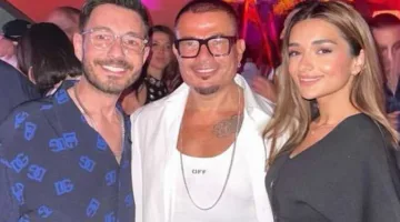 عمرو دياب يفتتح فندقه الجديد ويستقبل دعم نجوم الفن (صور)