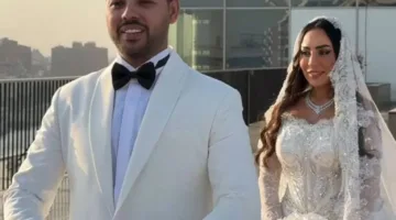 أول لقطات من زفاف الفنان محمد شاهين والمنتجة رشا الظنحاني