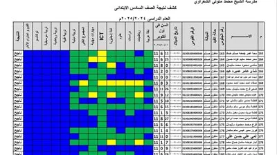 تهانينا! نتائج الصف السادس الابتدائي 2025 متاحة الآن في جميع المحافظات.. رابط الاستعلام عنها