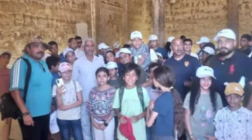 المنيا تستضيف وفد “Kids Camp” في جولة سياحية للأماكن الأثرية لتعزيز الانتماء الوطني