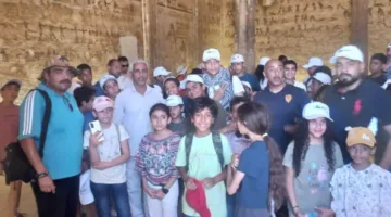 المنيا تستضيف وفد Kids Camp في جولة سياحية بالمناطق التاريخية.. صور