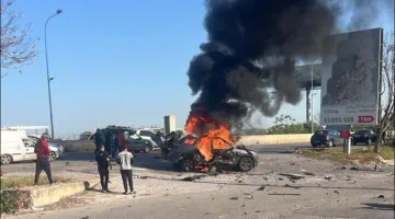 طائرة درون إسرائيلية تستهدف مركبة في جنوب لبنان