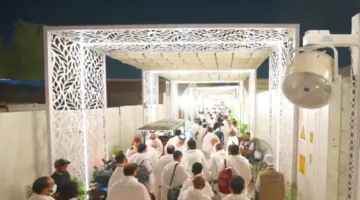 بالفيديو | لحظات وصول حجاج قطر إلى مشعر عرفة بكل سهولة وأمان