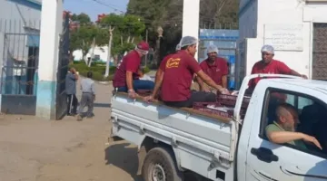 مؤسسة أبو العينين، إحدى أعضاء “التحالف الوطني”، تقدم 500 كيلو من اللحوم للمرضى في مستشفى الجذام.