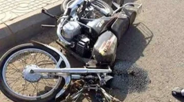 دراجة نارية تودي بحياة شاب وتجرح آخر في المنيا