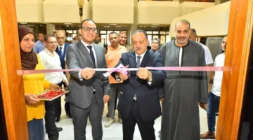 محافظ أسيوط يدشن قاعة كبار الزوار بعد تحديثها