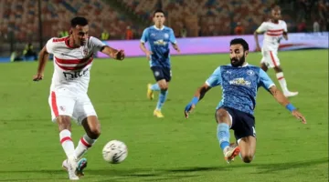 15 دقيقة سلبية بين الزمالك وبيراميدز في نهائي كأس مصر و إنذار للاعب الشيبي
