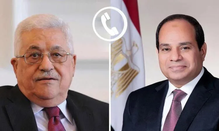 الرئيس السيسي يتلقى مكالمة من الرئيس الفلسطيني لتهنئته بعيد الأضحى الرئيس السيسي يتلقى مكالمة من الرئيس الفلسطيني لتهنئته بعيد الأضحى