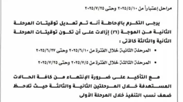 تأجيل المرحلة الثانية من الحملة 26 لمكافحة التعديات ومخالفات البناء بسبب هذا العامل