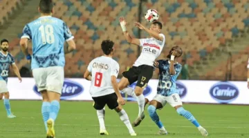 ناصر منسي يحرز هدف التعادل للزمالك في مواجهة بيراميدز بنهائي كأس مصر
