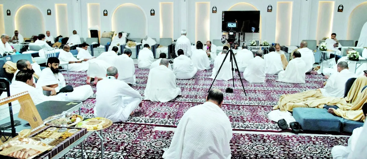 حجاج قطر يشيدون بجهود البعثة والإعدادات المتميزة حجاج قطر يشيدون بجهود البعثة والإعدادات المتميزة
